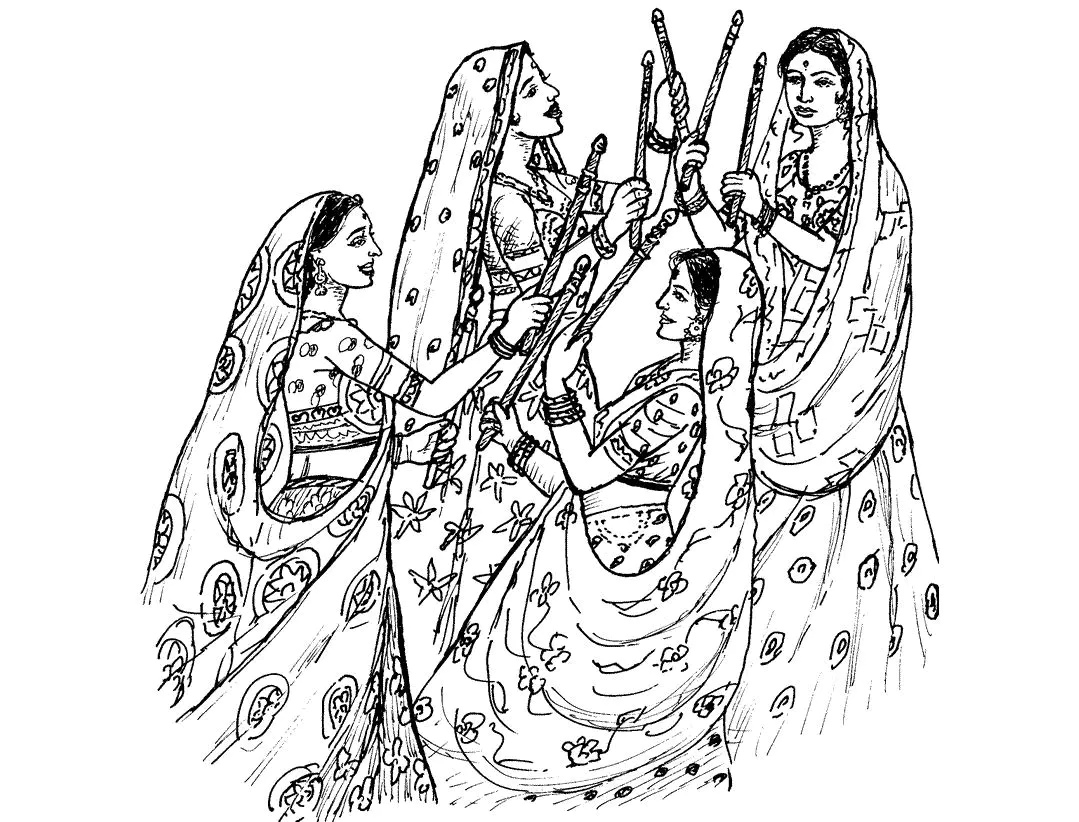 Indien-bollywoood-97145 (Ausmalbild von Indien & Bollywoood zum Ausdrucken und Ausmalen für Erwachsene)