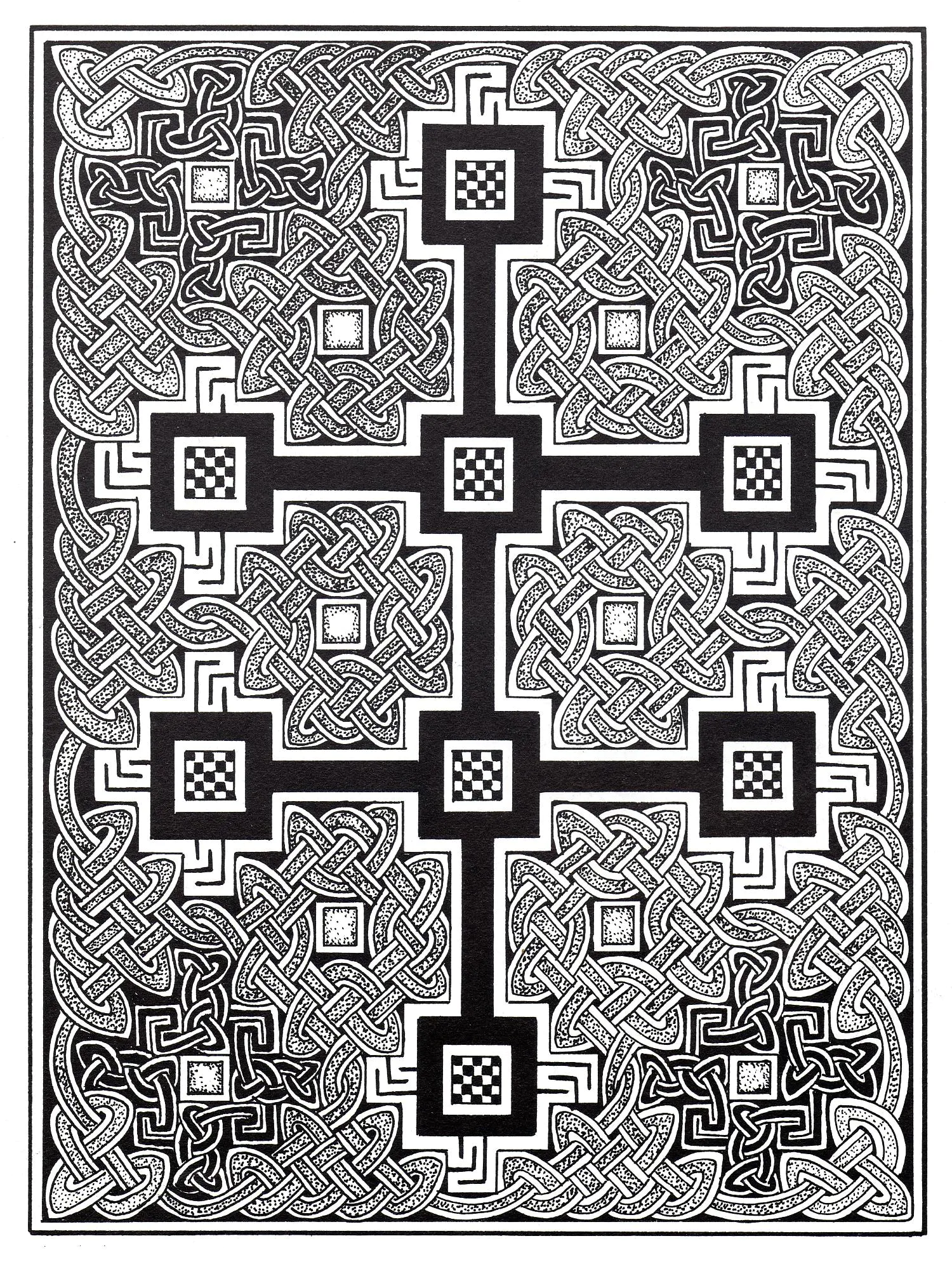 Keltische-kunst-38891 (Ausmalbild von Keltische Kunst zum Ausdrucken und Ausmalen für Erwachsene)