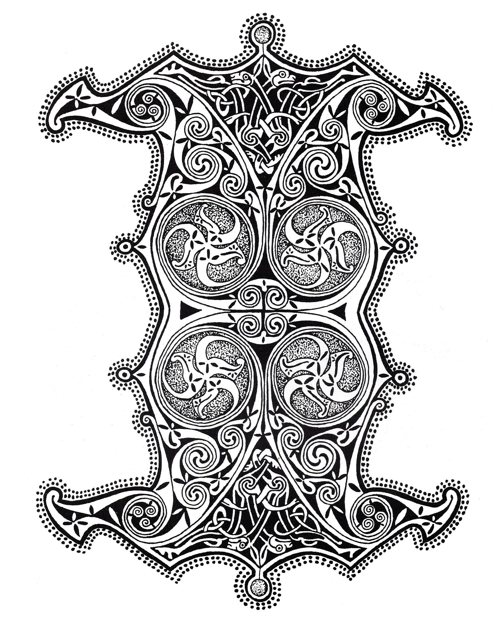 Keltische-kunst-54370 (Ausmalbild von Keltische Kunst zum Ausdrucken und Ausmalen für Erwachsene)