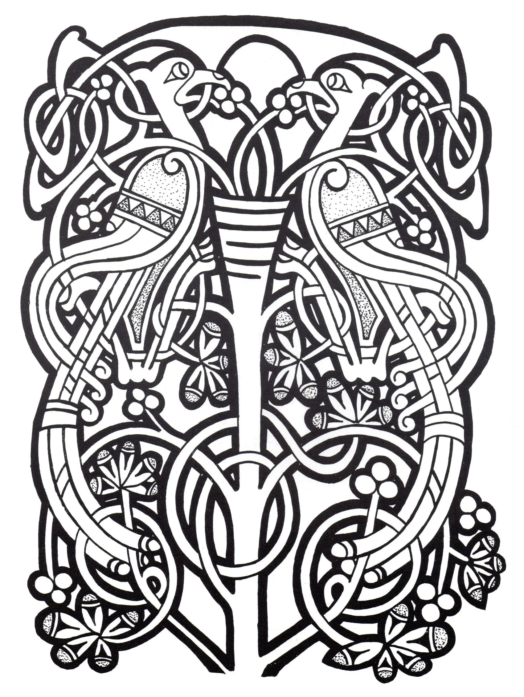 Keltische-kunst-57786 (Ausmalbild von Keltische Kunst zum Ausdrucken und Ausmalen für Erwachsene)