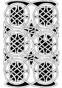 Malbuch Fur Erwachsene : Keltische Kunst - 60 (Ausmalbild)