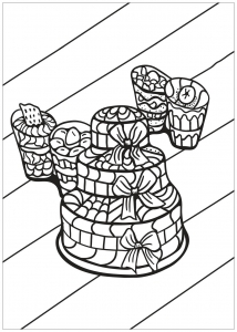 cupcakes-7871 (Ausmalbild)