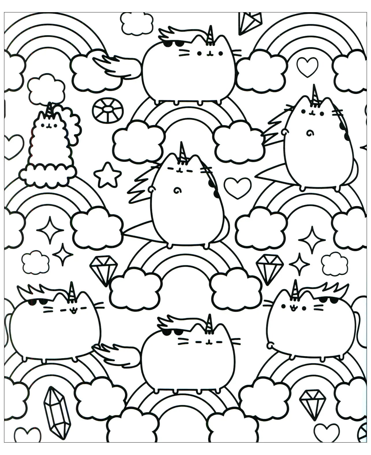 Gekritzelkunst-gekritzel-44117 (Ausmalbild von Doodle art / Doodling zum Ausdrucken und Ausmalen für Erwachsene)