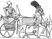 Ausmalbilder Ägypten und Hieroglyphen