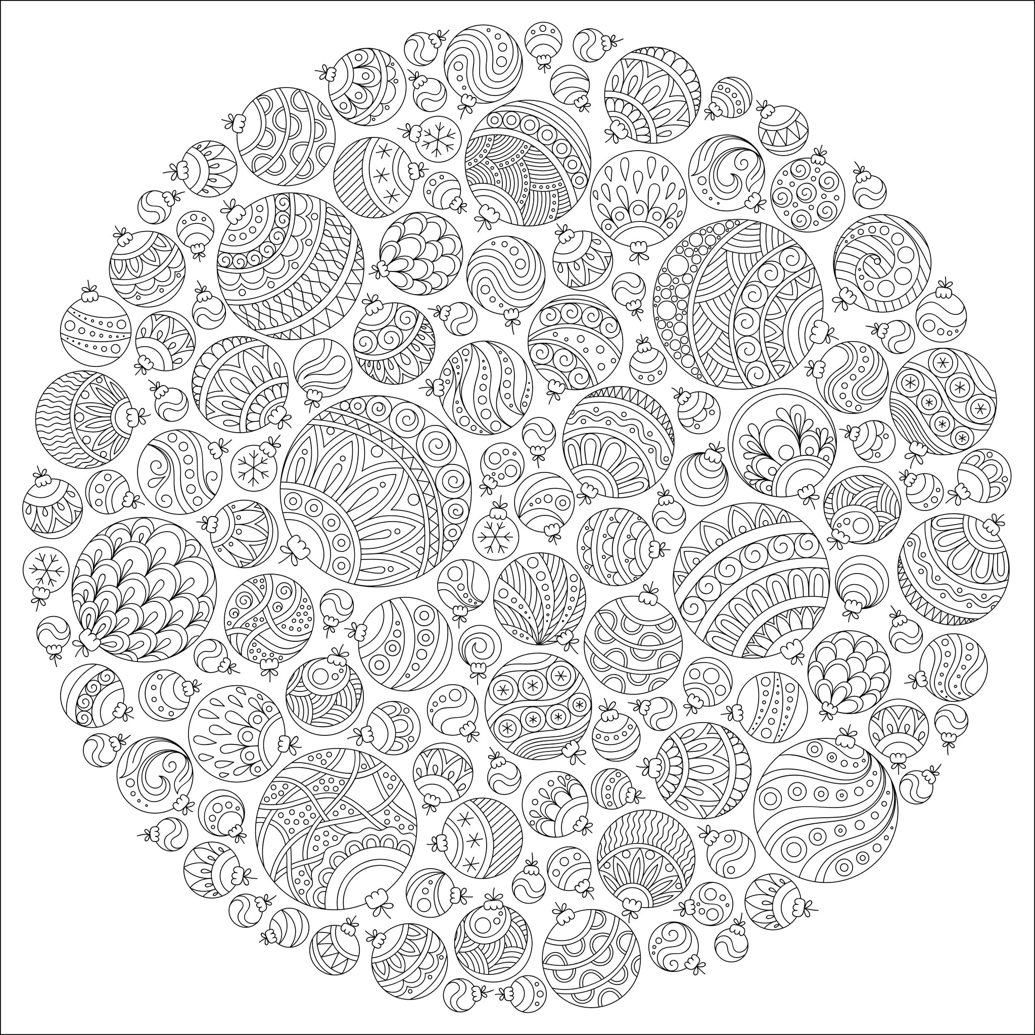 Weihnachten-68018 (Ausmalbild zum Ausdrucken und Ausmalen für Erwachsene)