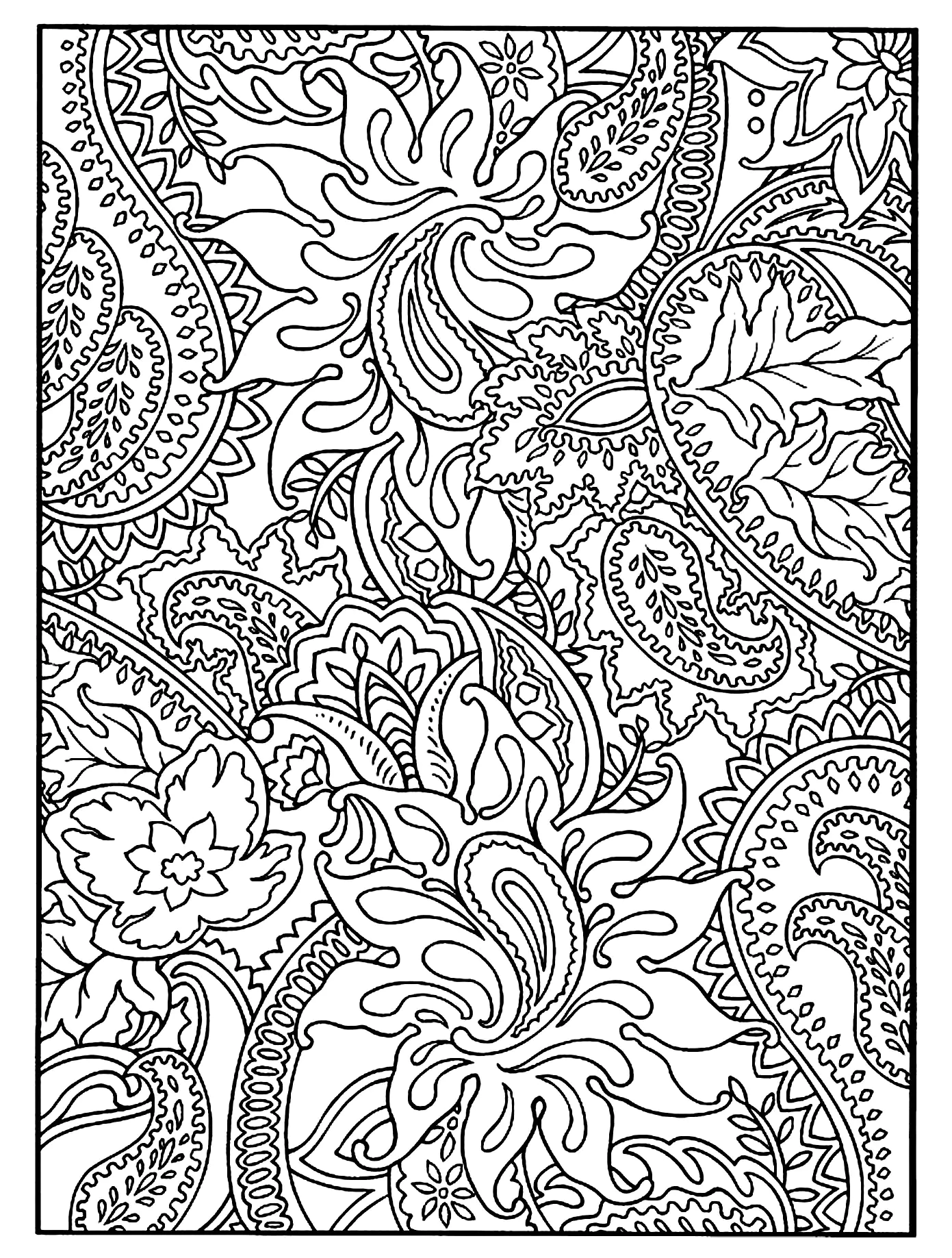 Blumen-vegetation-52536 (Ausmalbild von Blumen & Vegetation zum Ausdrucken und Ausmalen für Erwachsene)