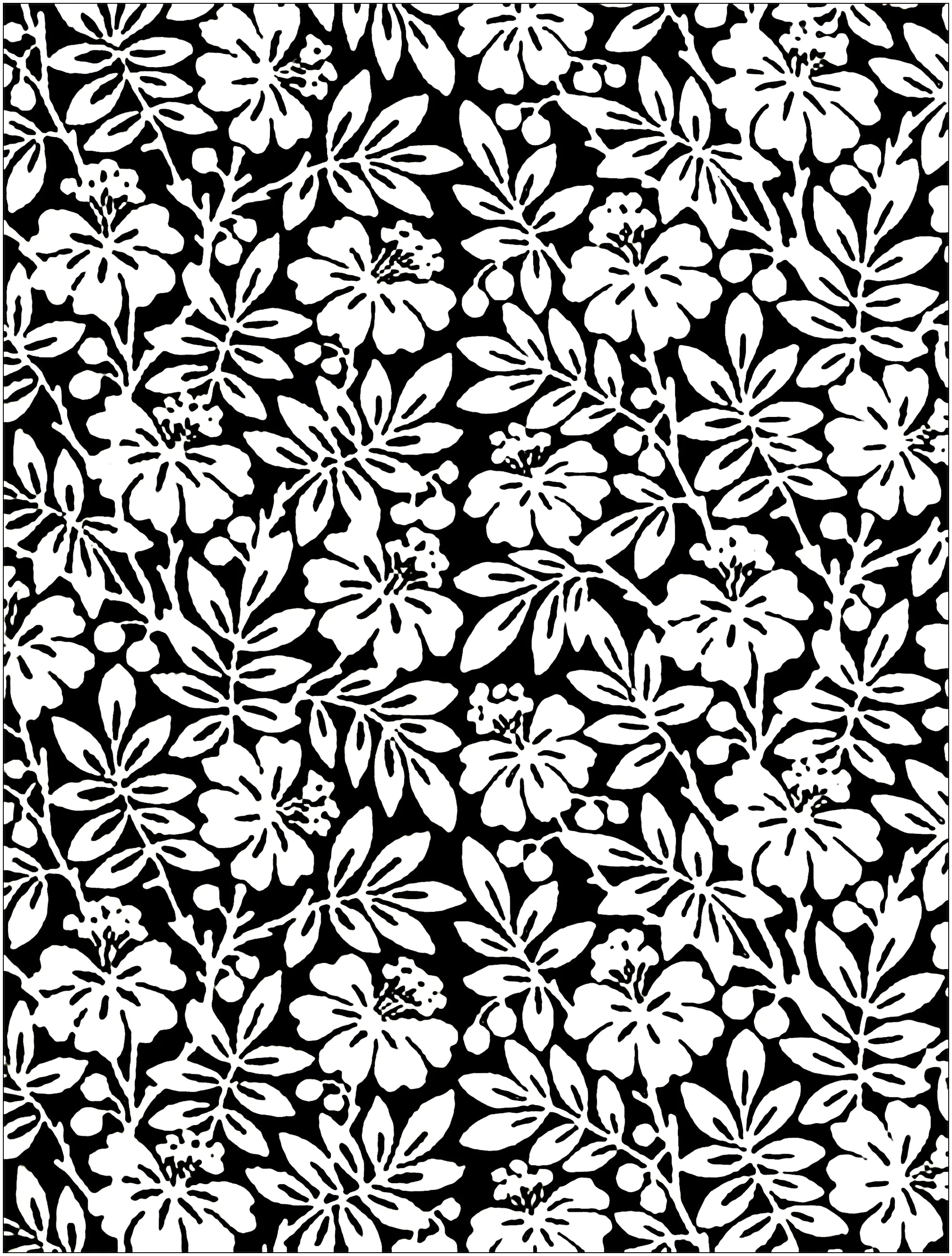 Blumen-vegetation-68700 (Ausmalbild von Blumen & Vegetation zum Ausdrucken und Ausmalen für Erwachsene)