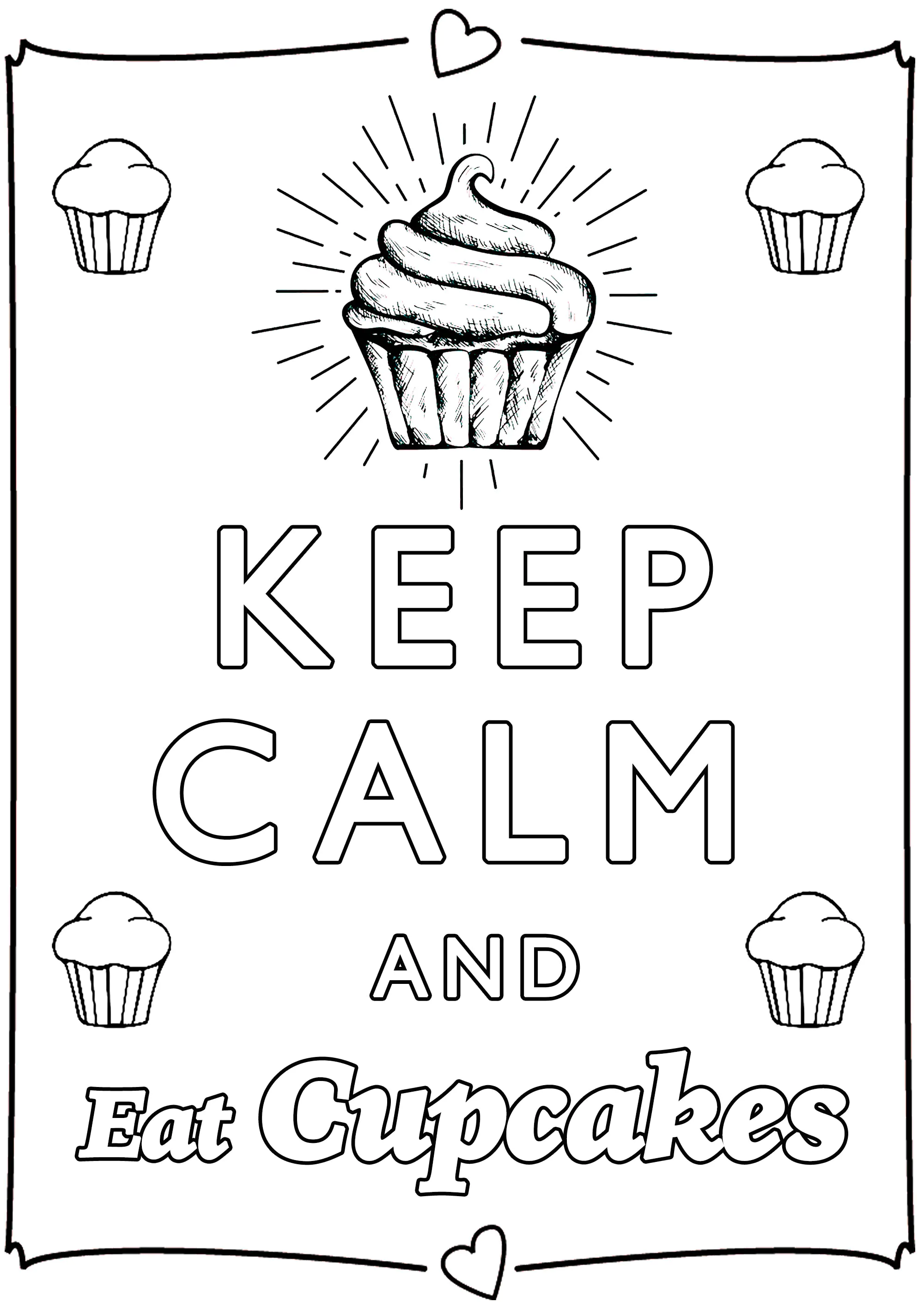 Keep-calm-48459 (Ausmalbild Keep Calm zum Ausdrucken und Ausmalen für Erwachsene)
