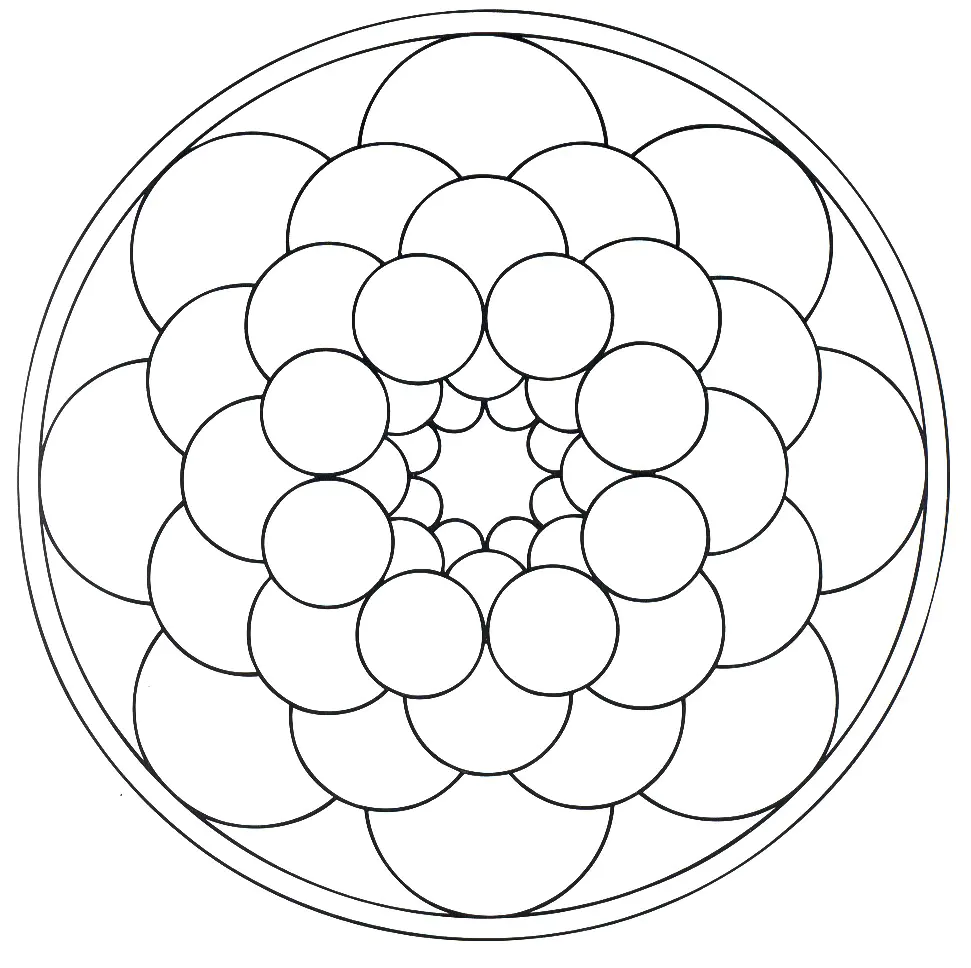 Mandalas - 53459 (Ausmalbild zum Ausdrucken und Ausmalen für Erwachsene)