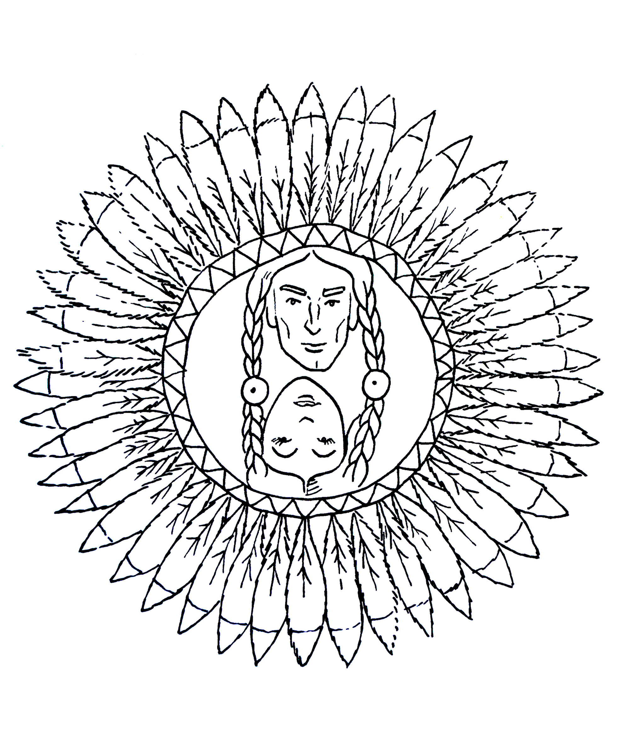 Mandalas - 91871 (Ausmalbild zum Ausdrucken und Ausmalen für Erwachsene)