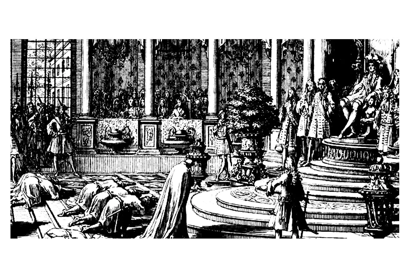 Konige-und-koniginnen-16195 (Ausmalbild von Könige und Königinnen zum Ausdrucken und Ausmalen für Erwachsene)