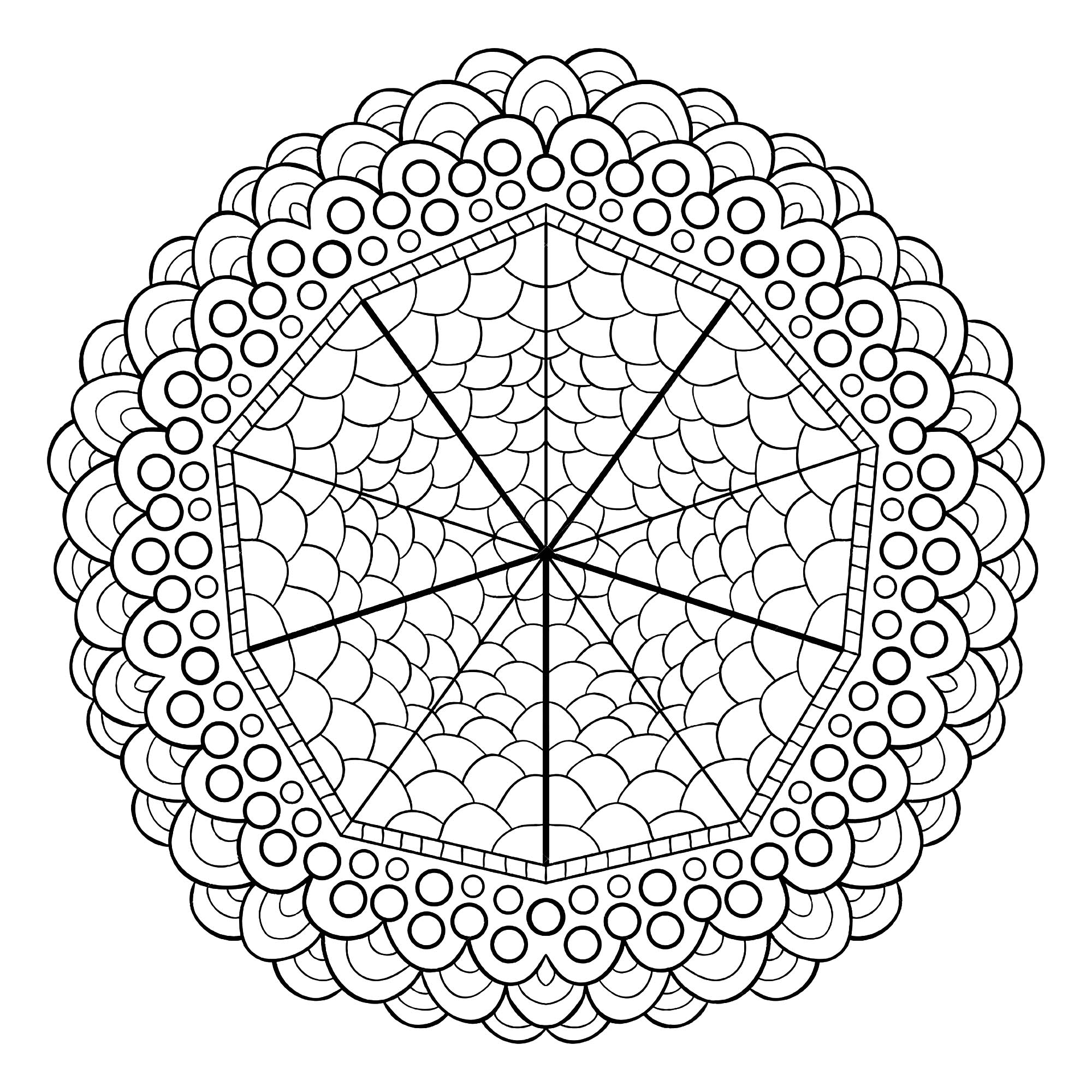 Ornament für Henna Tattoo Design Mandala