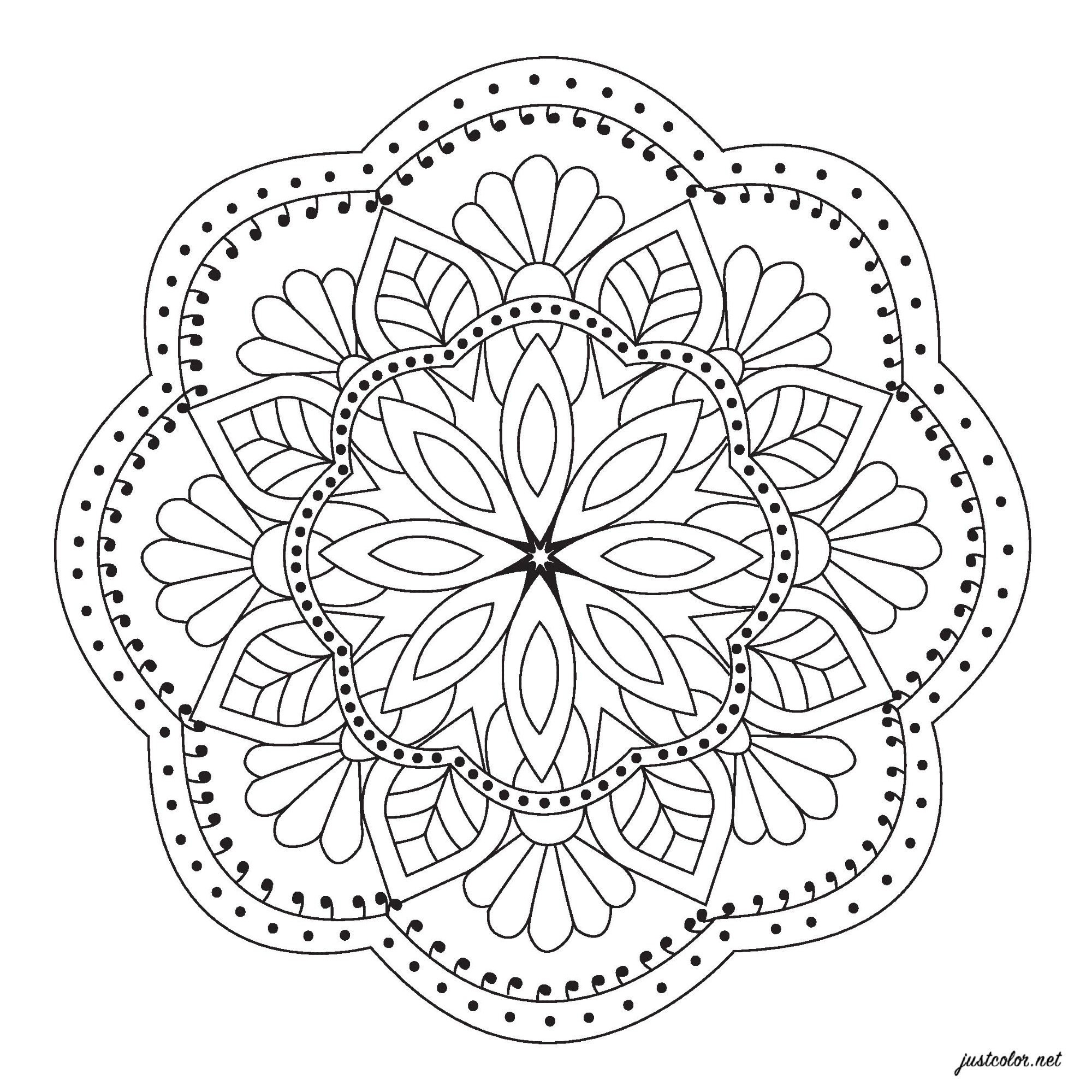 ausmalbilder von mandalas