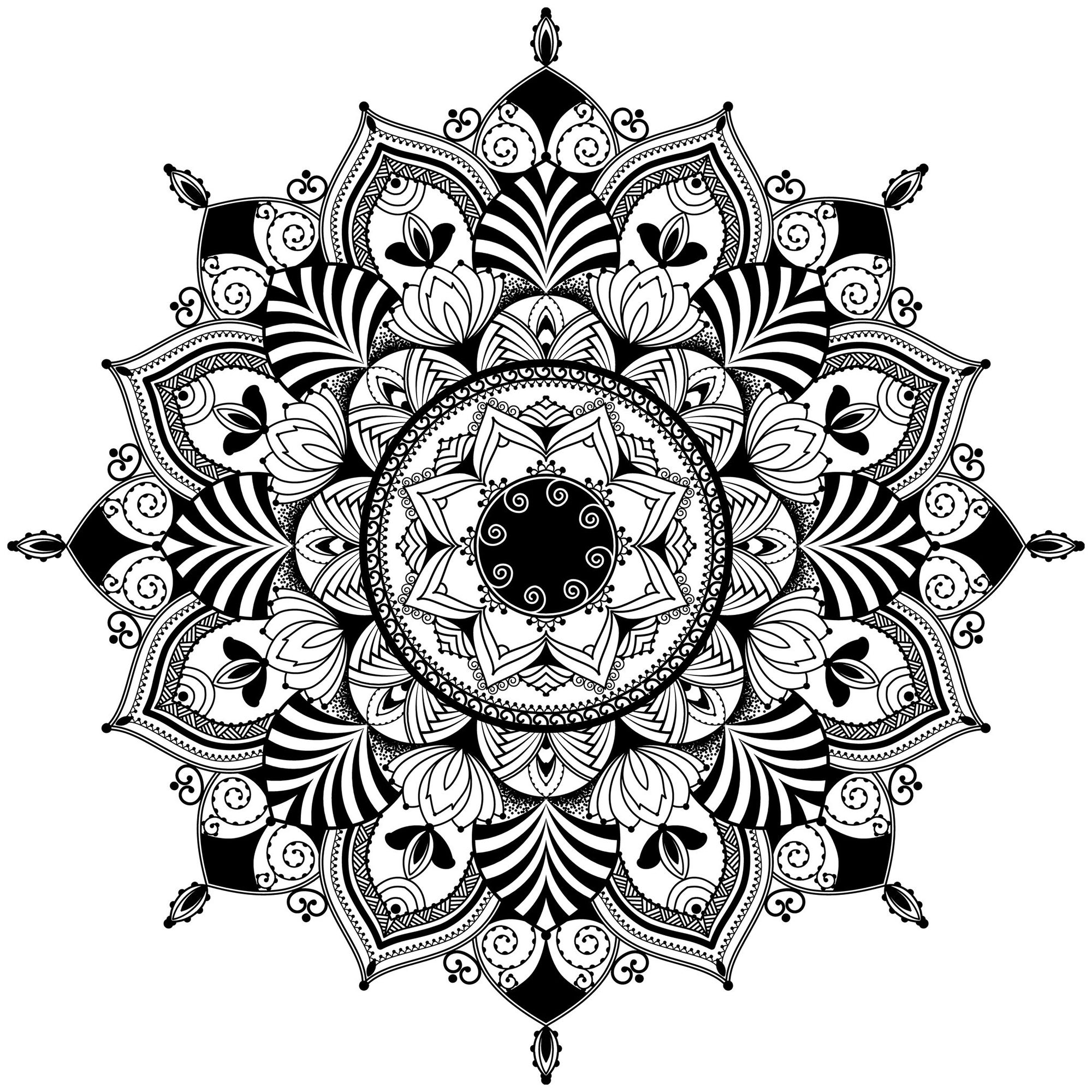 Mandala, Künstler : Andrea Kodýdková   Quelle : 123rf