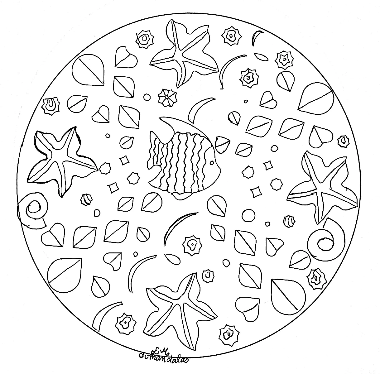 Mandalas-51288 (Ausmalbild von Domandalas zum Ausdrucken und Ausmalen für Erwachsene)