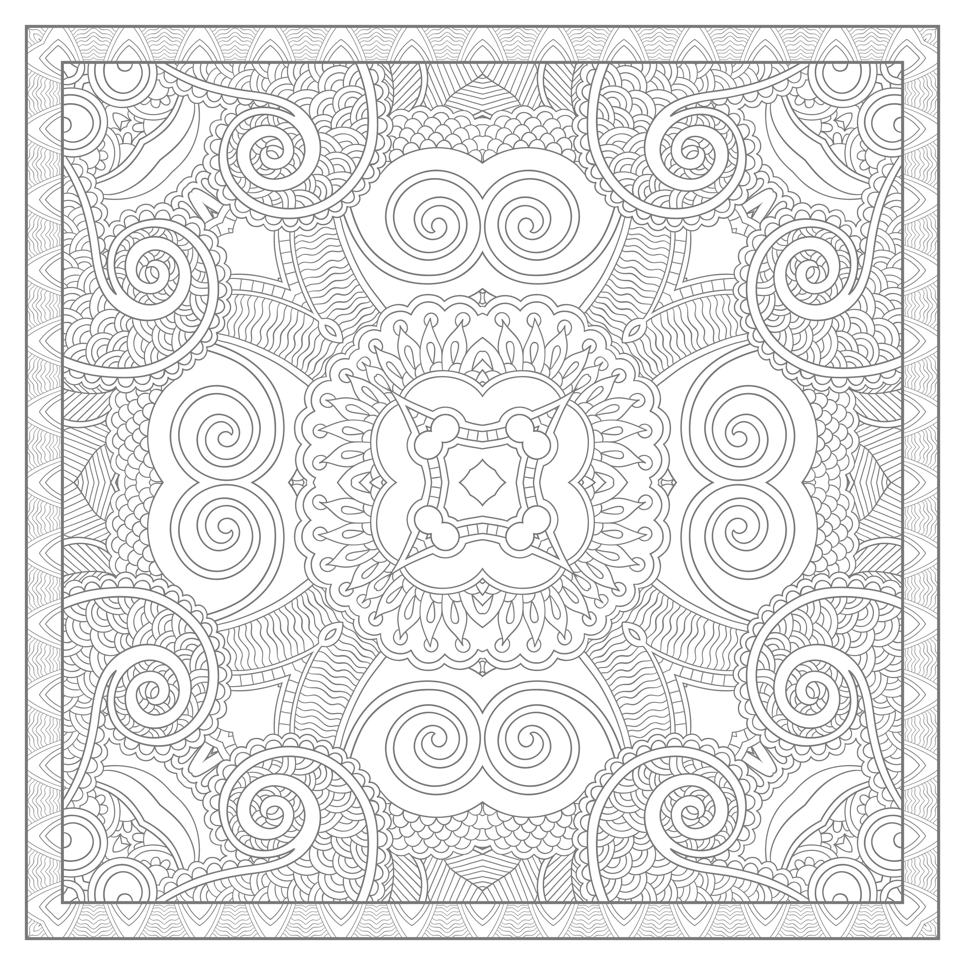 ausmalbilder von mandalas