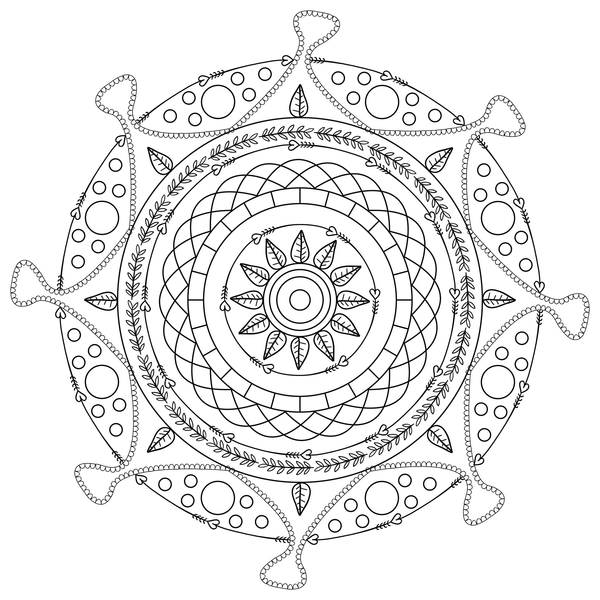 Malbuch Fur Erwachsene  : Mandalas - 203