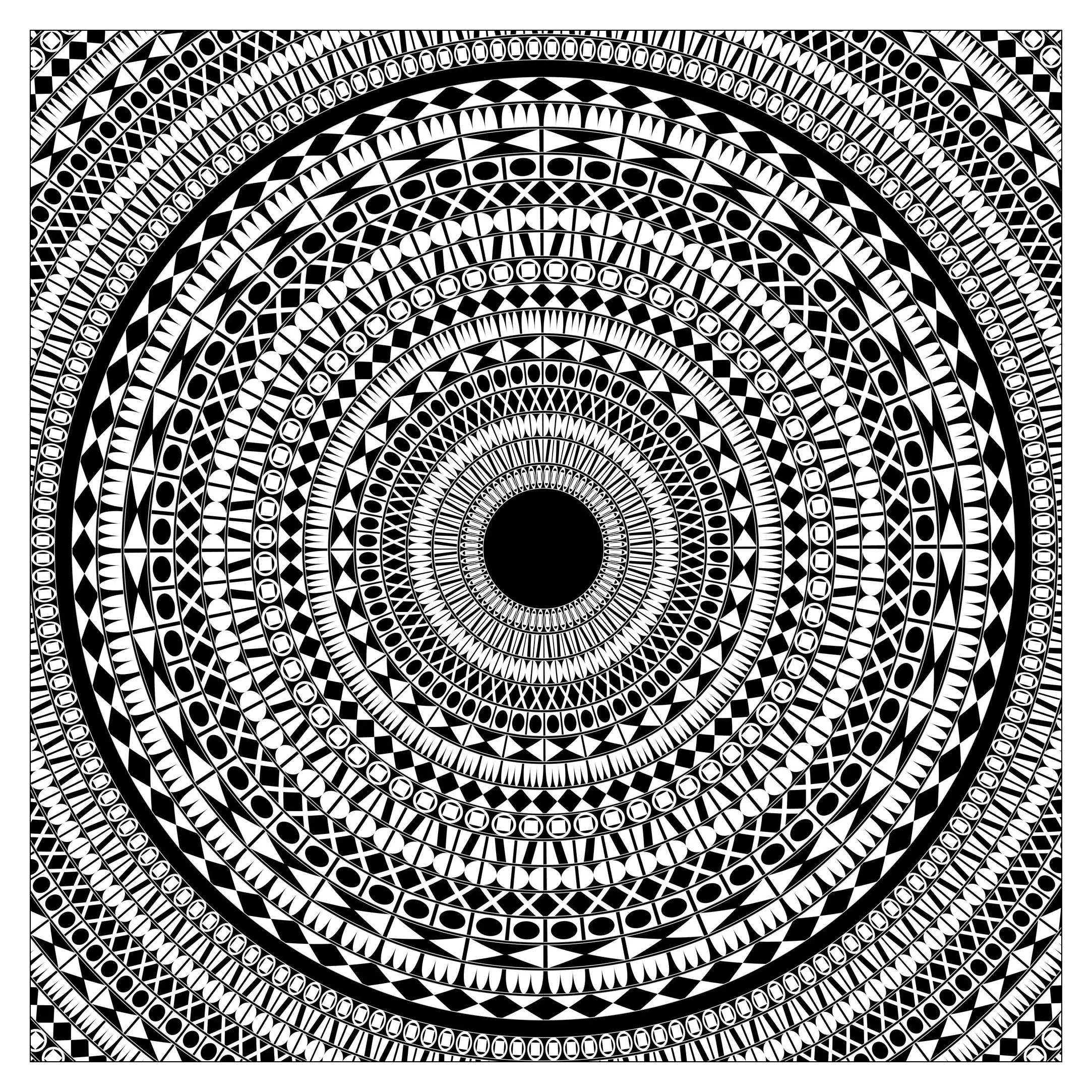 Mandalas-88597 (Ausmalbild zum Ausdrucken und Ausmalen für Erwachsene)