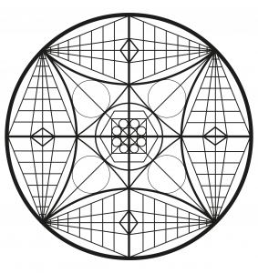 Komplexes abstraktes Mandala