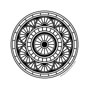 Lineare Illusion (Ausmalbild von Crimson Vermillion)