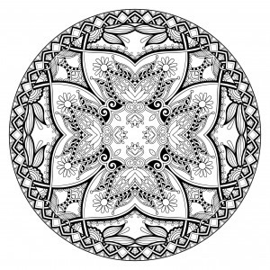 mandalas-62478 (Ausmalbild)