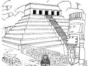 Ausmalbilder Mayas, Azteken und Inkas