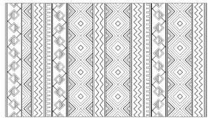 Malbuch Fur Erwachsene | JustColor : Mayas, Azteken und Inkas - 2 (Ausmalbild)