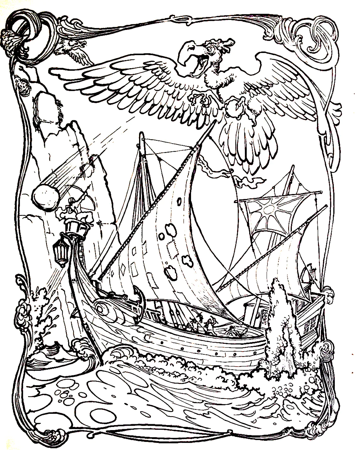 Mythen-legenden-25895 (Ausmalbild von Mythen & Legenden zum Ausdrucken und Ausmalen für Erwachsene)