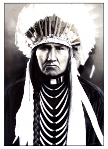 Malbuch Fur Erwachsene | JustColor : Inder von Amerika - 12 (Ausmalbild)