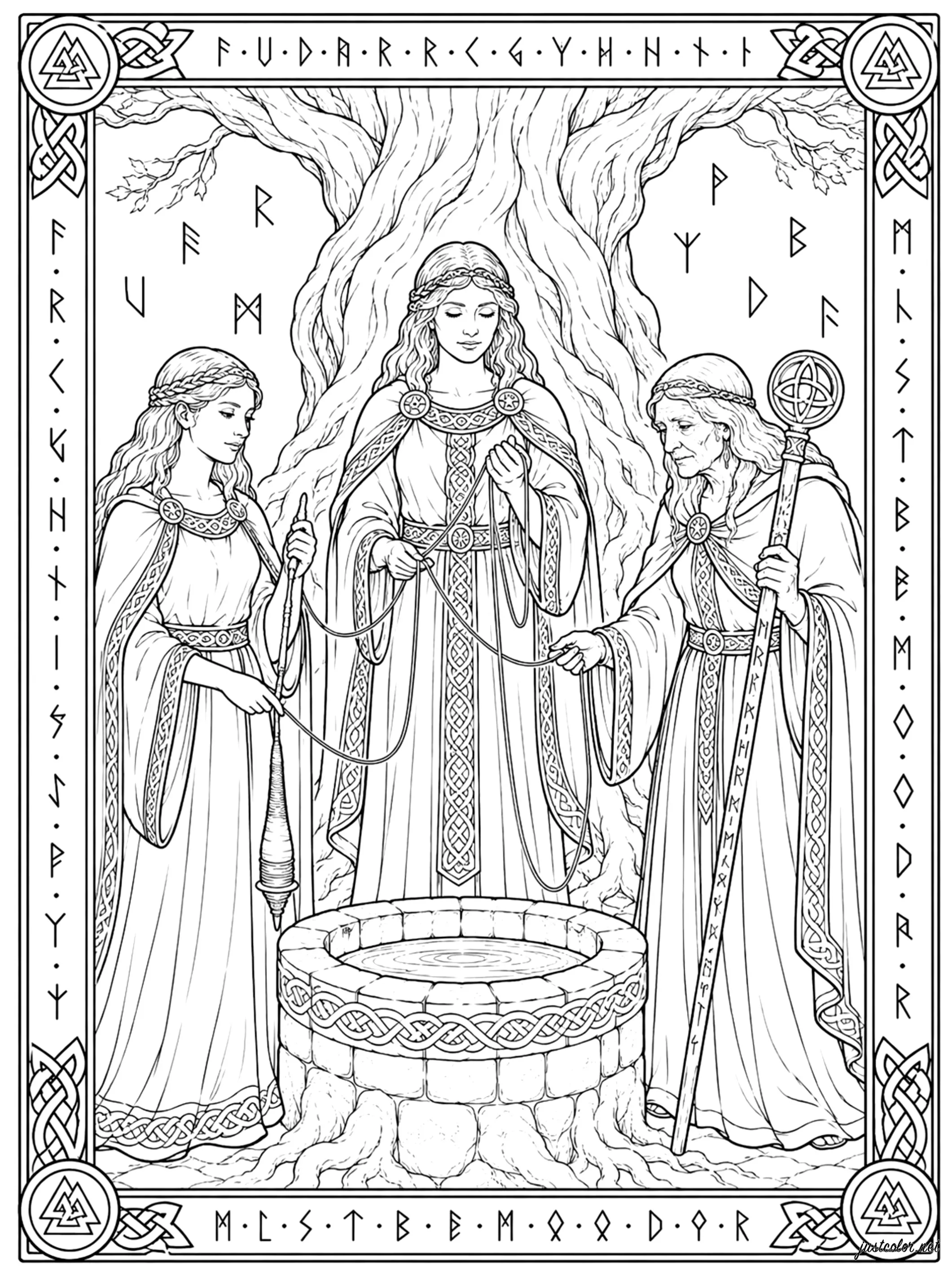 Norse-mythology-82920 (Ausmalbild von Norse mythology zum Ausdrucken und Ausmalen für Erwachsene)