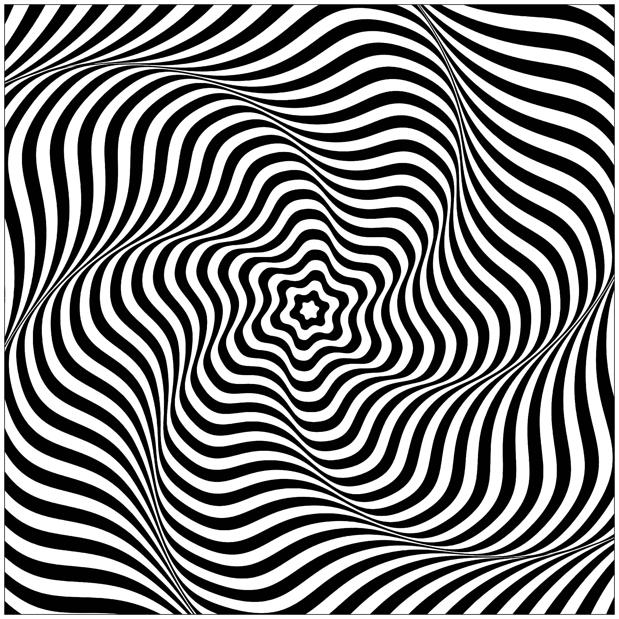Op Art 53995 Op Art Malbuch Fur Erwachsene