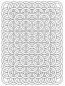Malbuch Fur Erwachsene | JustColor : Op Art - 20 (Ausmalbild)