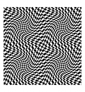 Optische Illusion (Ausmalbild von Op Art)