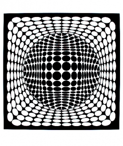 Malbuch Fur Erwachsene | JustColor : Op Art - 6 (Ausmalbild)