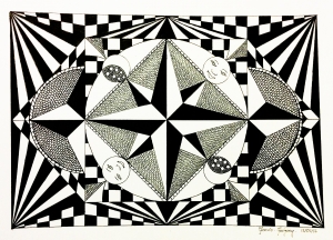 Malbuch Fur Erwachsene | JustColor : Op Art - 28 (Ausmalbild von Greg Giordo)