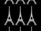 Der berühmte Eiffelturm