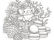 Ausmalbilder von Schweine zum Ausdrucken und Ausmalen für Erwachsene
