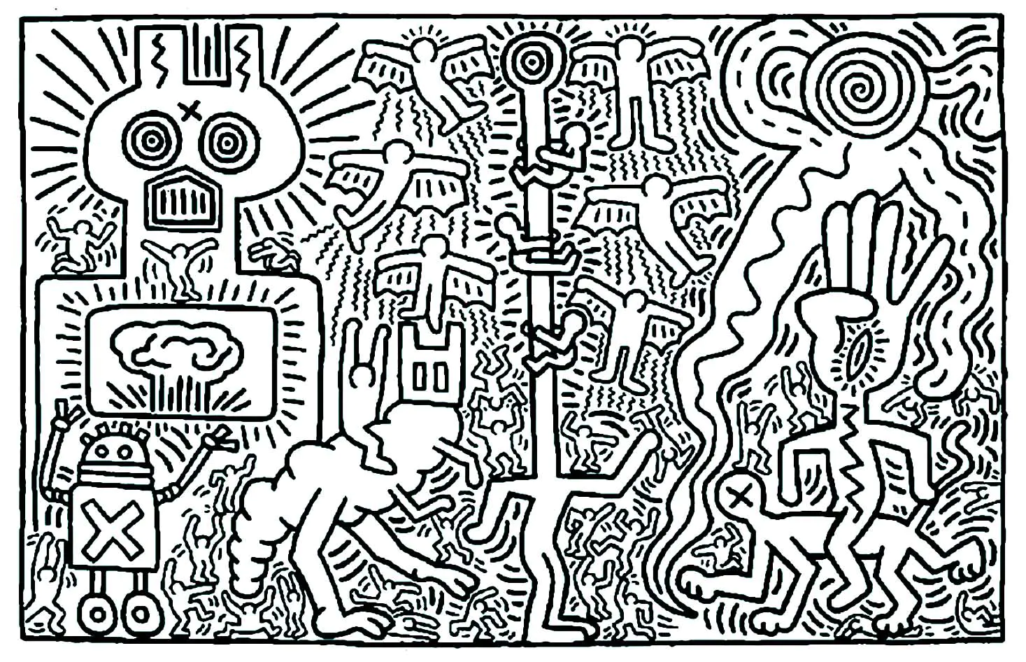 Pop-art-67421 (Ausmalbild von Pop art zum Ausdrucken und Ausmalen für Erwachsene)