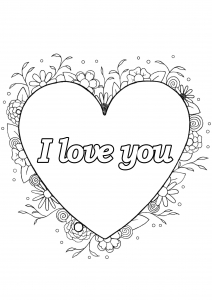 -69782 (Ausmalbild von Valentinstag)
