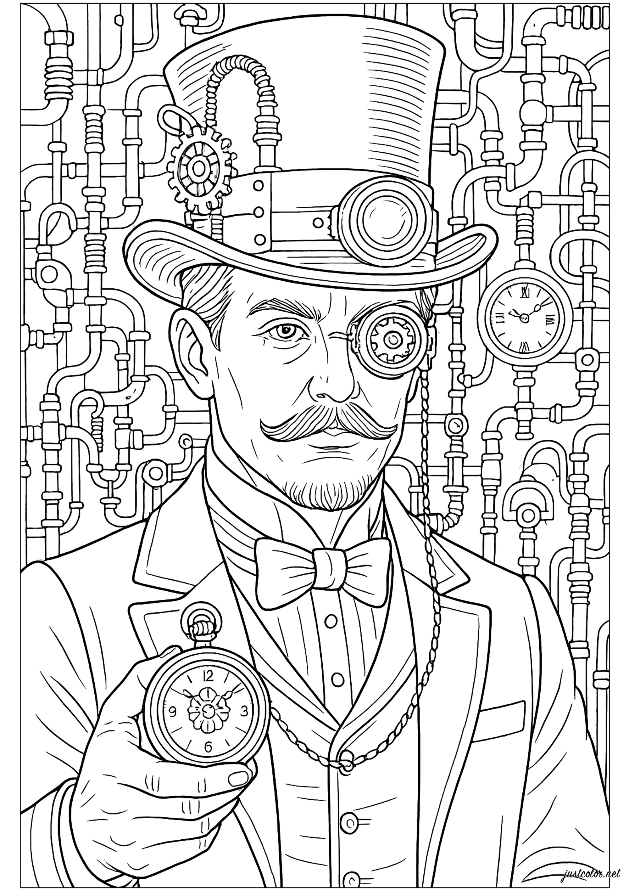 <span style="background-color: red; color: white;">Erreur API : Réponse API invalide : Insufficient Balance</span> (Ausmalbild von Steampunk zum Ausdrucken und Ausmalen für Erwachsene)