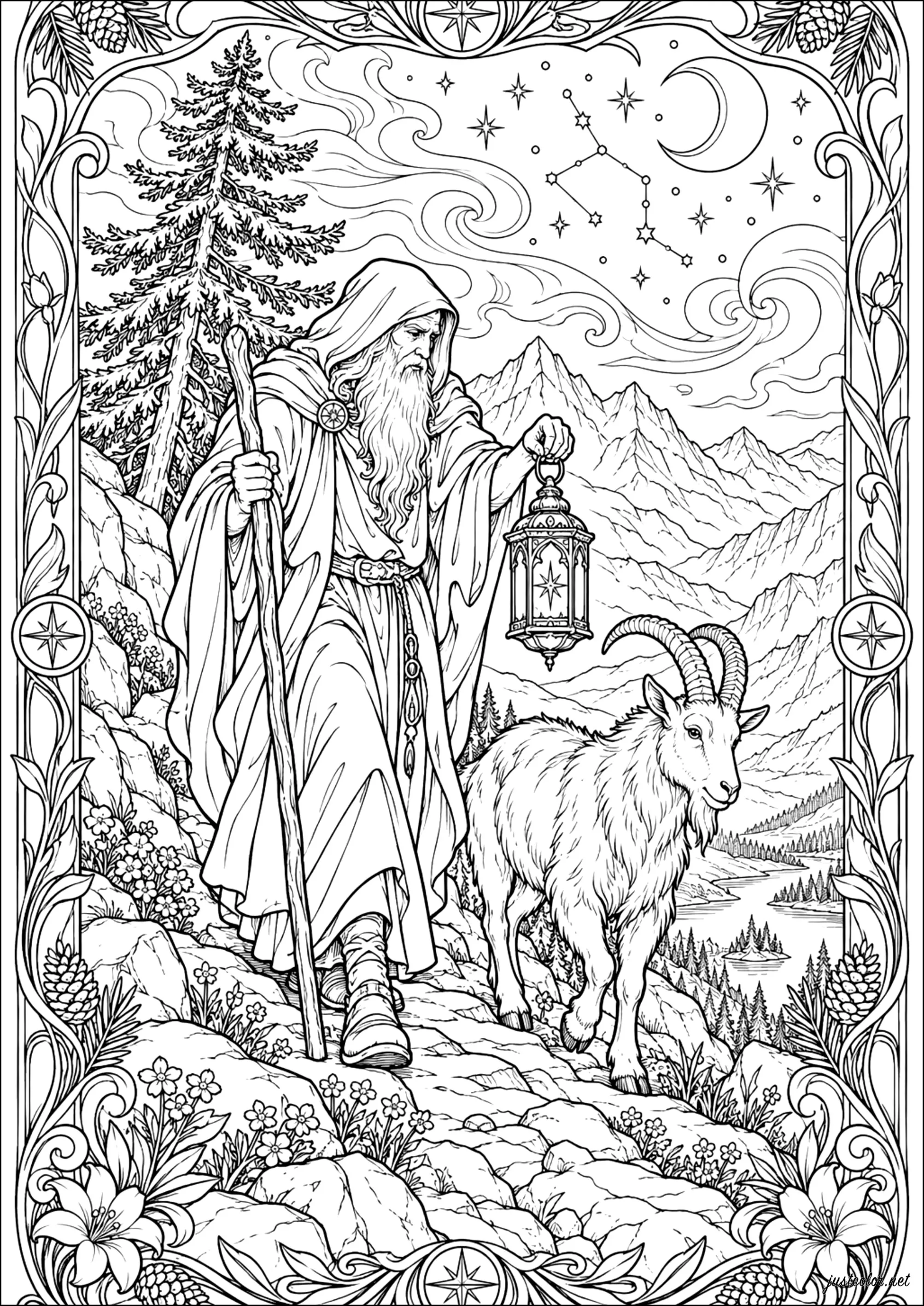 Tarot-cards-82268 (Ausmalbild von Tarot cards zum Ausdrucken und Ausmalen für Erwachsene)