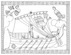 Odysseus und die Meerjungfrauen von Stamnos (Die Odyssee von Homer)