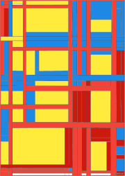 Creation by Anonymous from Ilya Bolotowsky - Stadtrechteck