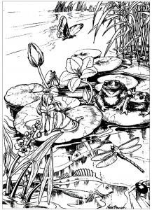 Druckbare Malvorlagen : Prinzessin