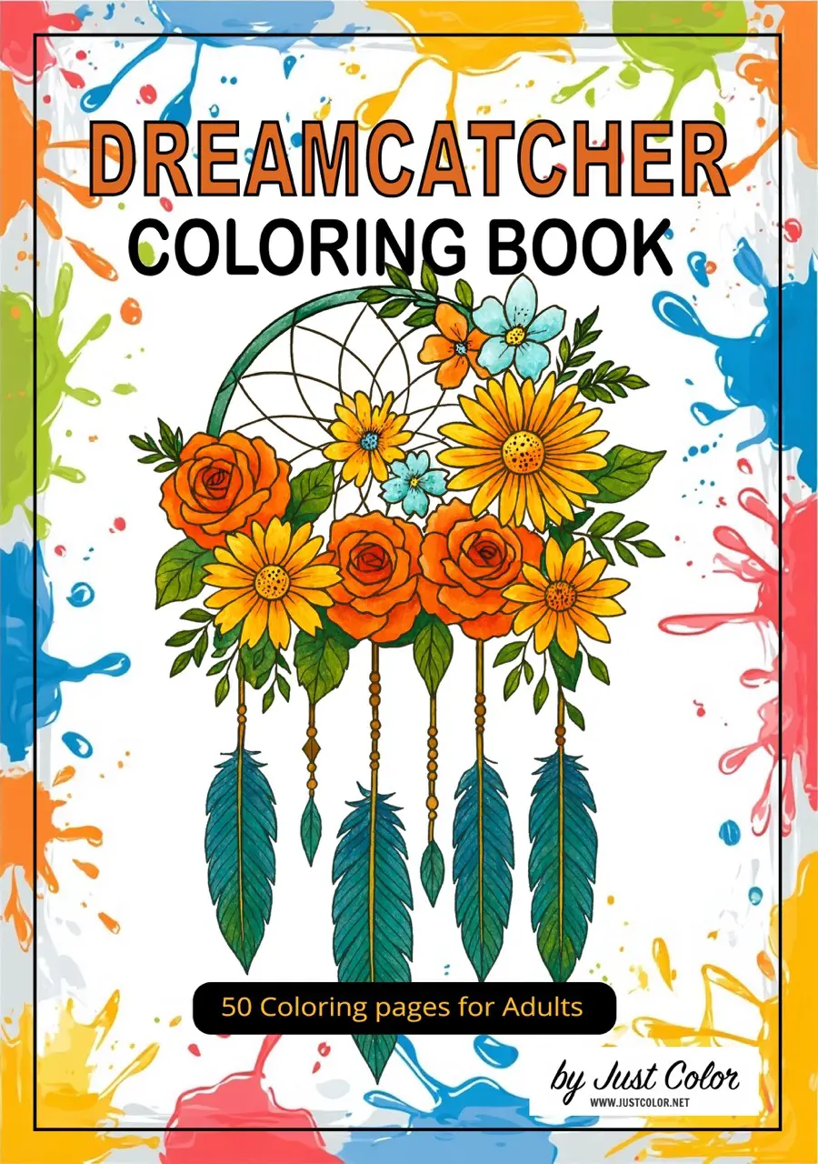 Dreamcatcher Coloring Book for Adults