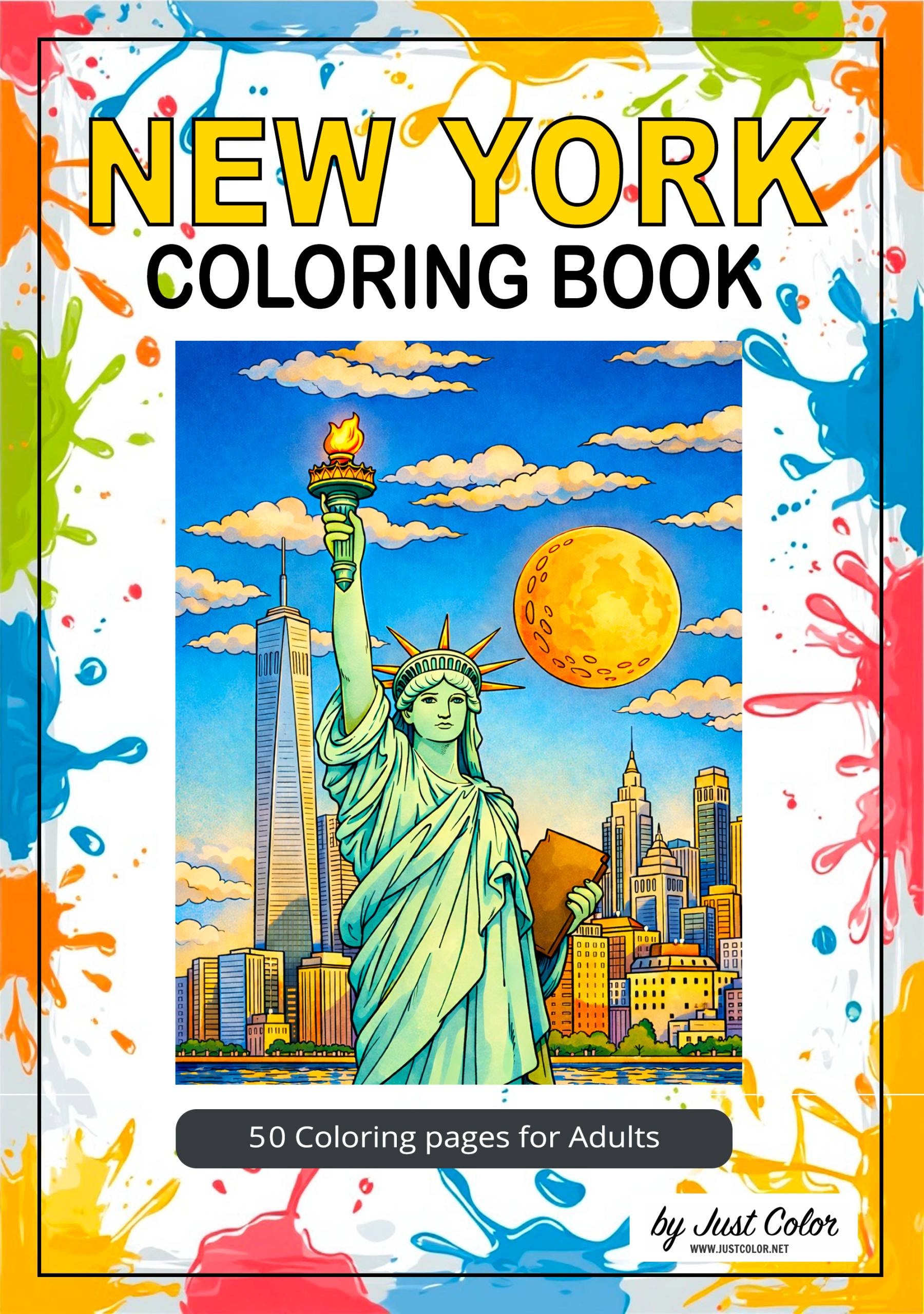 New York Coloring Book for Adults