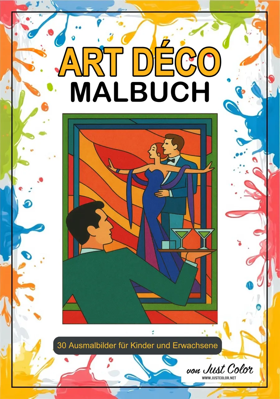 Art Deco Coloring Book for all Ages