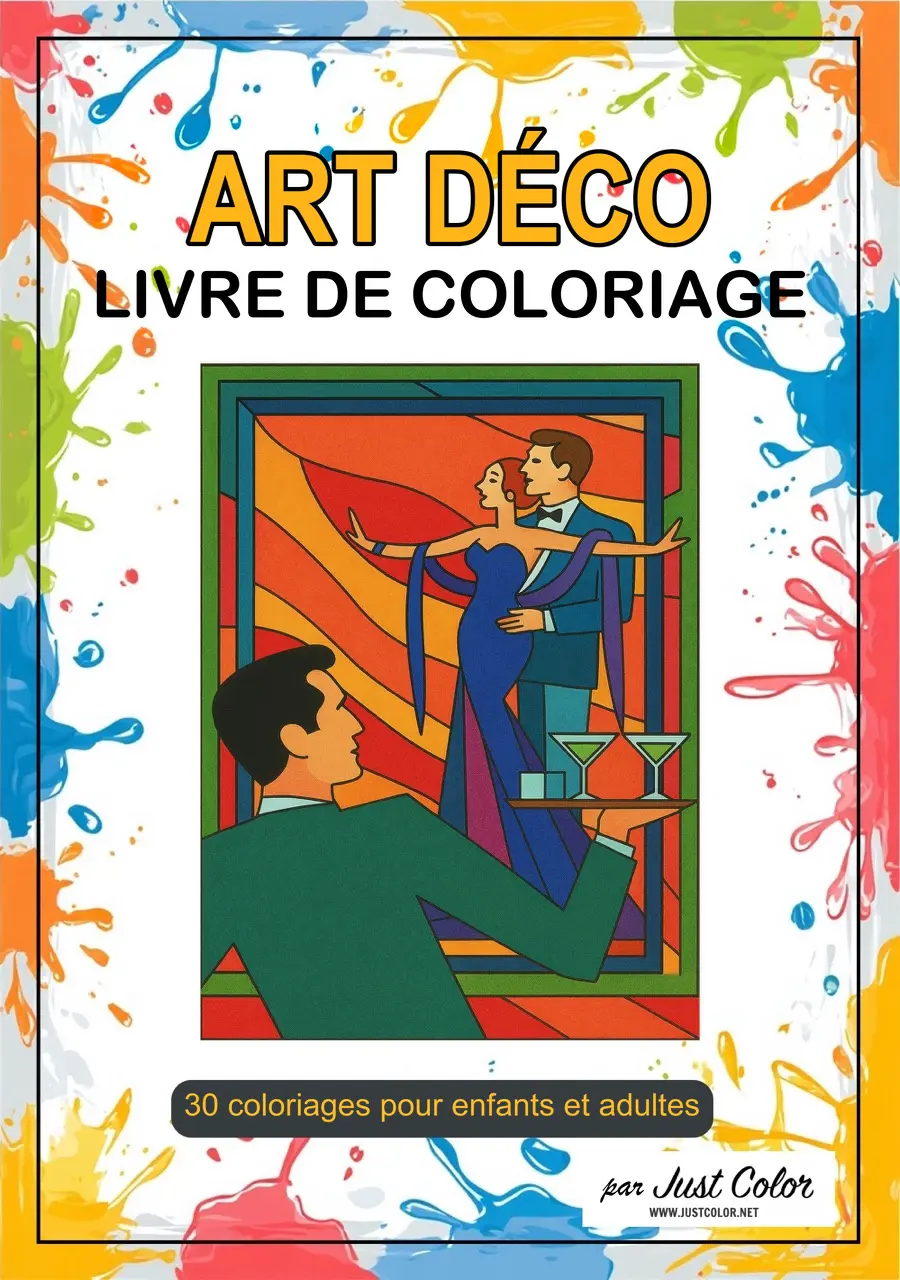 Art Deco Coloring Book for all Ages