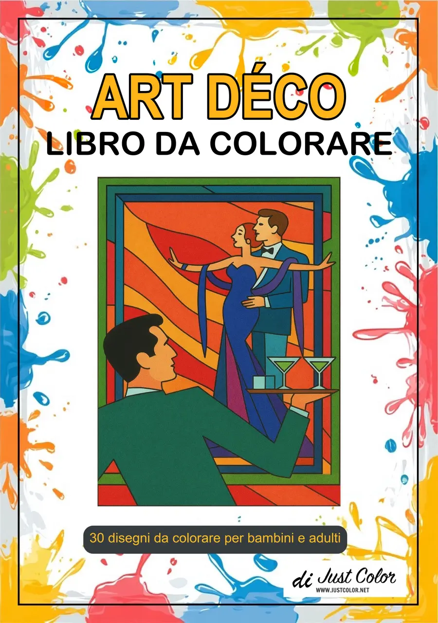 Art Deco Coloring Book for all Ages