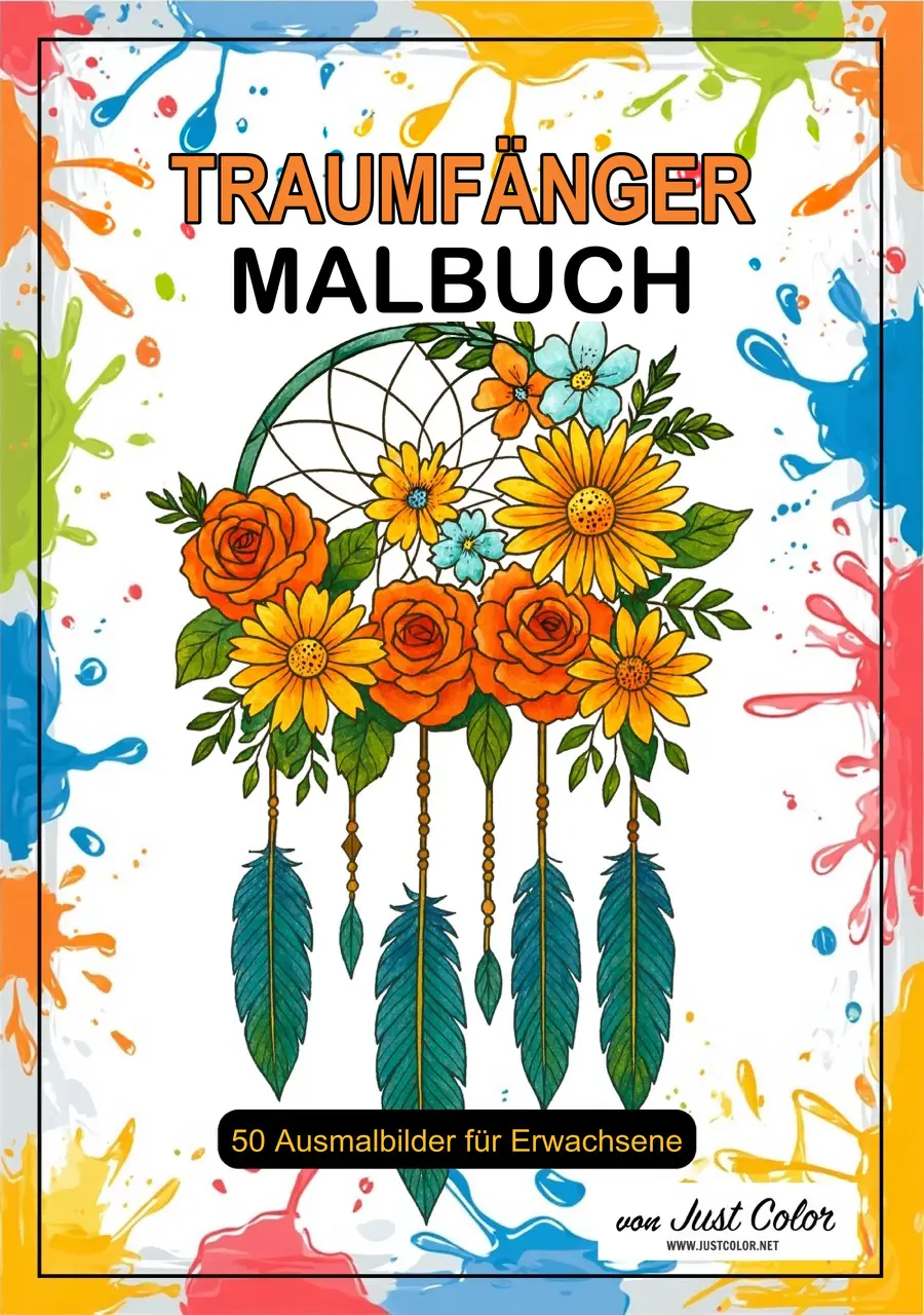 Dreamcatcher Coloring Book for Adults